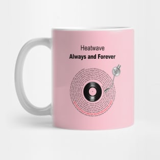 ALWAYS AND FOREVER LYRICS ILLUSTRATIONS Mug